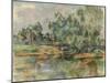 Riverbank, c.1895-Paul Cezanne-Mounted Giclee Print