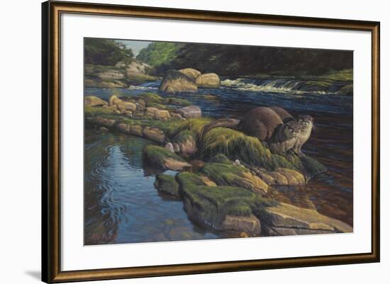 Riverbank Tales-Peter Munro-Framed Premium Giclee Print