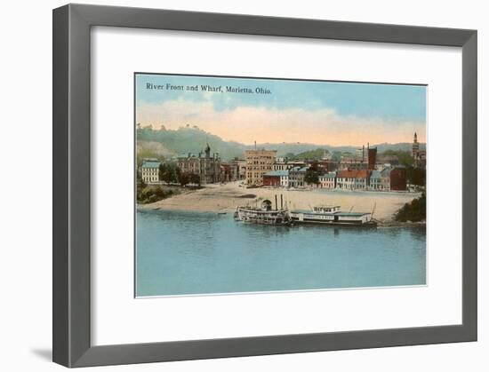 Riverfront, Marietta, Ohio-null-Framed Art Print