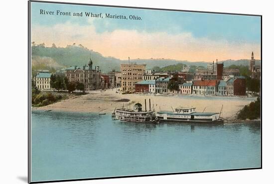 Riverfront, Marietta, Ohio-null-Mounted Art Print