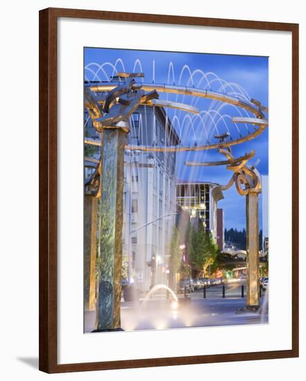 Riverfront Park Fountain, Spokane, Washington State, United States of America, North America-Richard Cummins-Framed Photographic Print