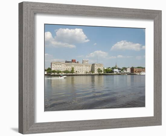 Riverfront Skyline, Wilmington, North Carolina-Lynn Seldon-Framed Photographic Print