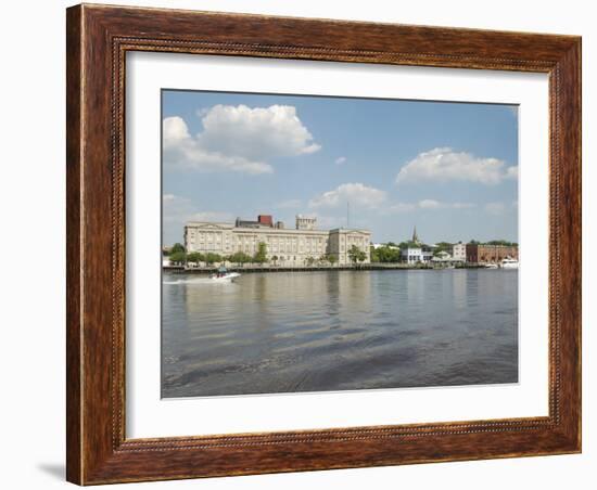 Riverfront Skyline, Wilmington, North Carolina-Lynn Seldon-Framed Photographic Print