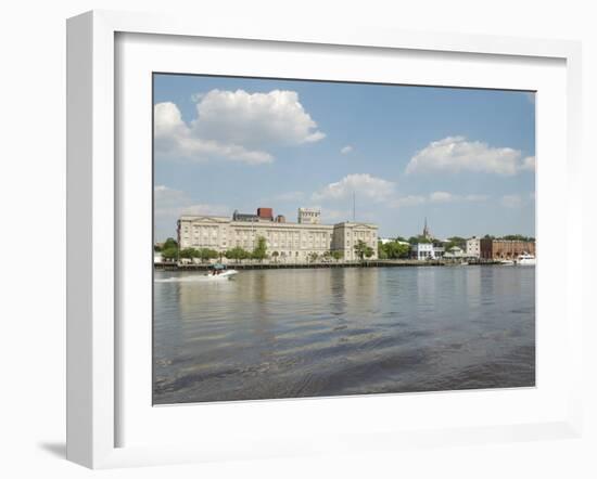 Riverfront Skyline, Wilmington, North Carolina-Lynn Seldon-Framed Photographic Print