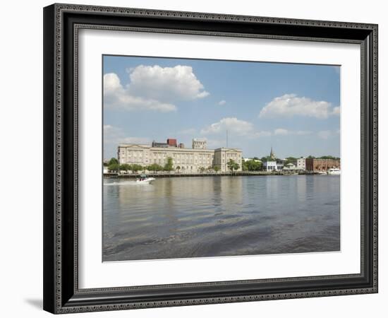 Riverfront Skyline, Wilmington, North Carolina-Lynn Seldon-Framed Photographic Print