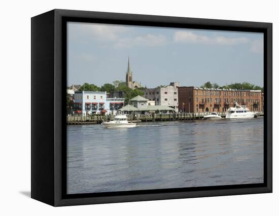 Riverfront Skyline, Wilmington, North Carolina-Lynn Seldon-Framed Premier Image Canvas