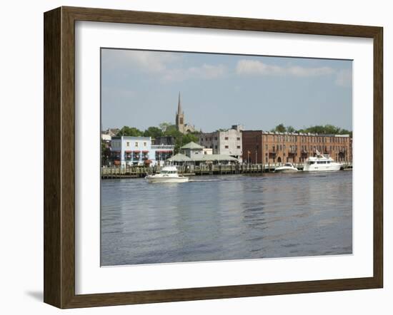 Riverfront Skyline, Wilmington, North Carolina-Lynn Seldon-Framed Photographic Print