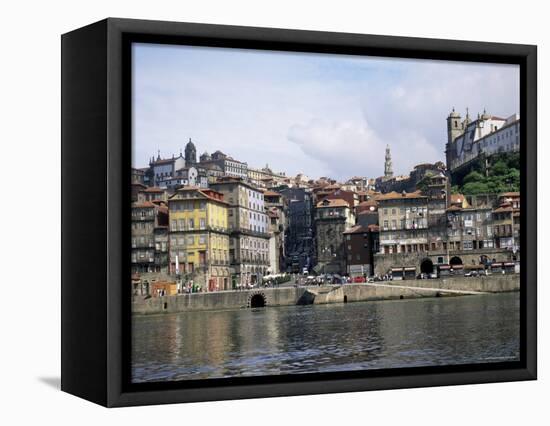 Riverfront, the Douro River, Oporto (Porto), Portugal-I Vanderharst-Framed Premier Image Canvas