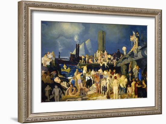 Riverfront-George Bellows-Framed Art Print