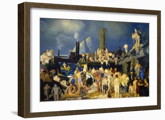 Riverfront-George Bellows-Framed Art Print