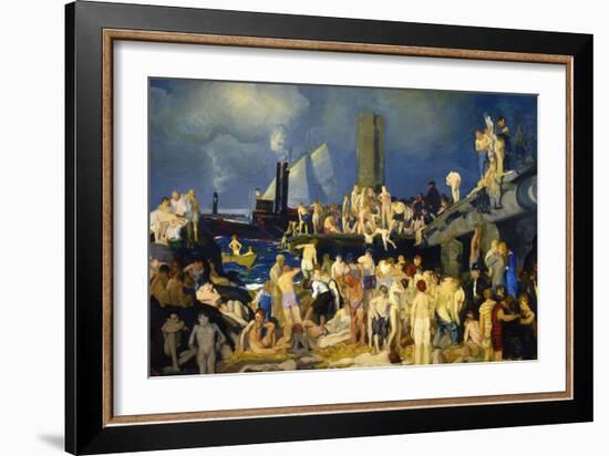 Riverfront-George Bellows-Framed Art Print