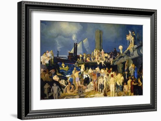 Riverfront-George Bellows-Framed Art Print