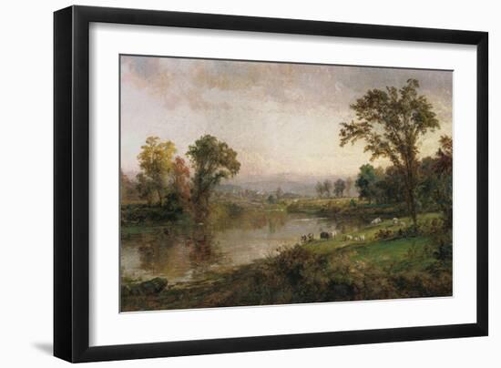 Riverscape - Early Autumn, 1888-Jasper Francis Cropsey-Framed Giclee Print