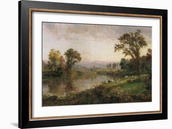 Riverscape - Early Autumn, 1888-Jasper Francis Cropsey-Framed Giclee Print