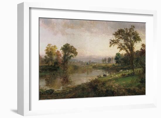 Riverscape - Early Autumn, 1888-Jasper Francis Cropsey-Framed Giclee Print