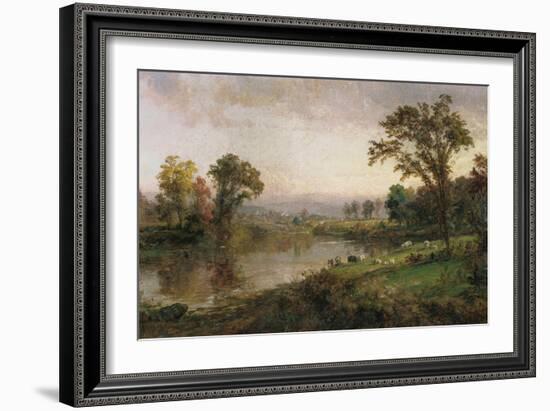 Riverscape - Early Autumn, 1888-Jasper Francis Cropsey-Framed Giclee Print