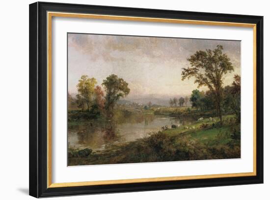 Riverscape - Early Autumn, 1888-Jasper Francis Cropsey-Framed Giclee Print