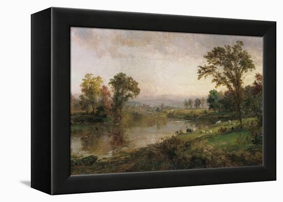 Riverscape - Early Autumn, 1888-Jasper Francis Cropsey-Framed Premier Image Canvas