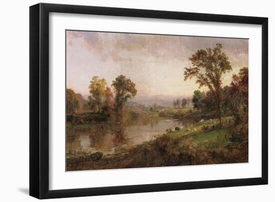 Riverscape, Early Autumn, 1888-Thomas Birch-Framed Giclee Print