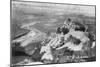 Riverside, CA Mt. Rubidoux Aerial View Photograph - Riverside, CA-Lantern Press-Mounted Art Print