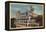 Riverside, California - View of the Rotunda Wing at the Mission Inn-Lantern Press-Framed Stretched Canvas