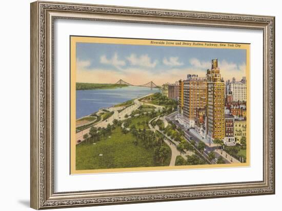 Riverside Drive-null-Framed Art Print