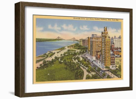 Riverside Drive-null-Framed Art Print