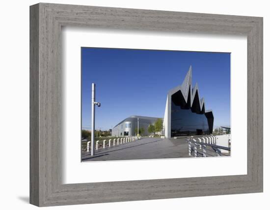 Riverside Museum, River Clyde, Glasgow, Scotland, United Kingdom, Europe-John Guidi-Framed Photographic Print