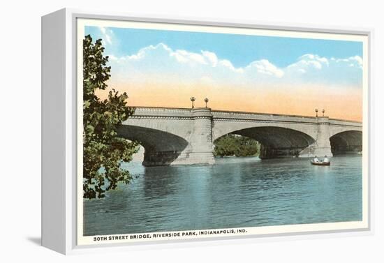 Riverside Park, Indianapolis, Indiana-null-Framed Stretched Canvas