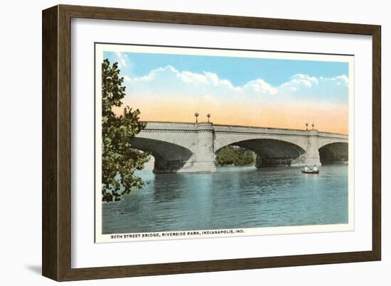 Riverside Park, Indianapolis, Indiana-null-Framed Art Print