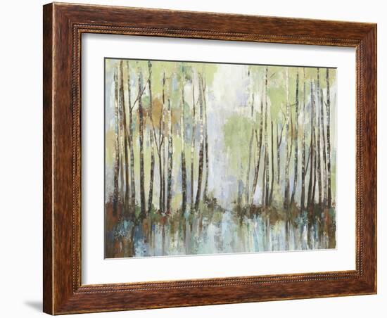 Riverside Reflections-Allison Pearce-Framed Art Print