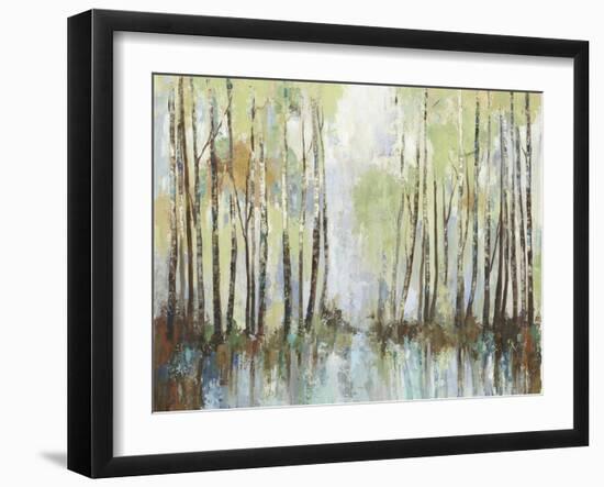 Riverside Reflections-Allison Pearce-Framed Art Print