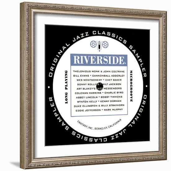 Riverside Sampler-null-Framed Art Print