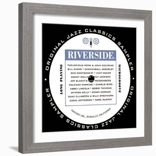 Riverside Sampler-null-Framed Art Print