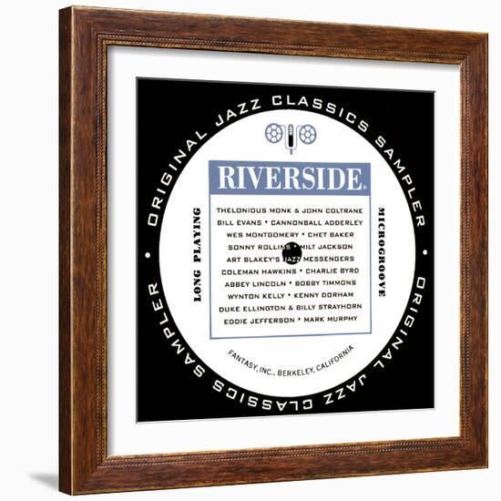 Riverside Sampler-null-Framed Art Print