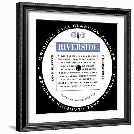 Riverside Sampler-null-Framed Art Print