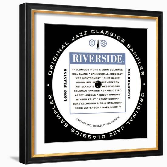 Riverside Sampler-null-Framed Art Print