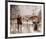 Riverwalk Charm (Couple)-Ruane Manning-Framed Art Print