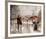 Riverwalk Charm (Couple)-Ruane Manning-Framed Art Print