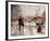 Riverwalk Charm (Couple)-Ruane Manning-Framed Art Print