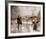 Riverwalk Charm (Couple)-Ruane Manning-Framed Art Print