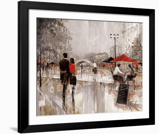 Riverwalk Charm-Ruane Manning-Framed Art Print