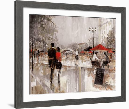 Riverwalk Charm-Ruane Manning-Framed Art Print