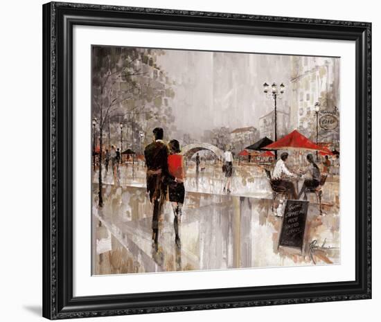 Riverwalk Charm-Ruane Manning-Framed Art Print