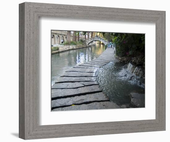 Riverwalk, San Antonio, Texas, USA-Ethel Davies-Framed Photographic Print