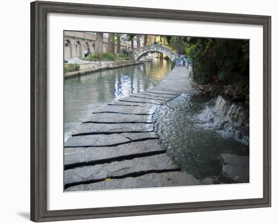 Riverwalk, San Antonio, Texas, USA-Ethel Davies-Framed Photographic Print