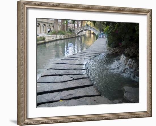 Riverwalk, San Antonio, Texas, USA-Ethel Davies-Framed Photographic Print