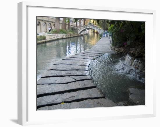 Riverwalk, San Antonio, Texas, USA-Ethel Davies-Framed Photographic Print