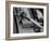 Rivet Gun known as the Cricket on Construction Site of the Manhattan Building Company-Arthur Gerlach-Framed Photographic Print