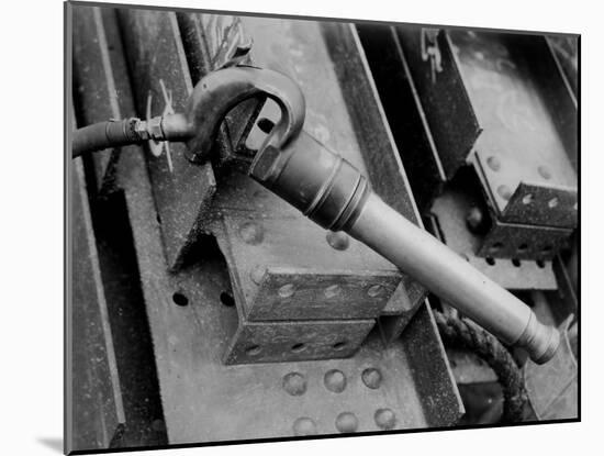 Rivet Gun known as the Cricket on Construction Site of the Manhattan Building Company-Arthur Gerlach-Mounted Photographic Print